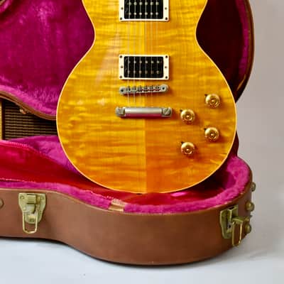 1994 Gibson Yamano Les Paul Classic Premium Plus Translucent Amber w/OHSC, AAA, 9lbs, Slash image 6