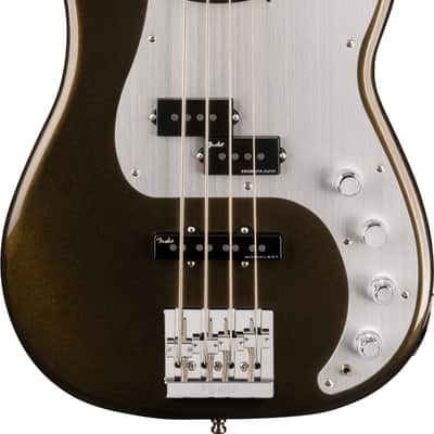 Fender American Ultra II Precision Bass, Ebony Fingerboard, Texas Tea image 8