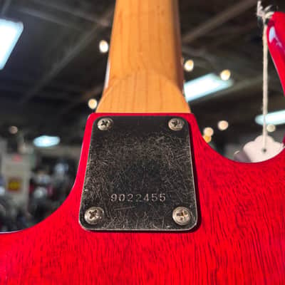 Alvarez Bass 1990's - Cherry Sunburst image 8