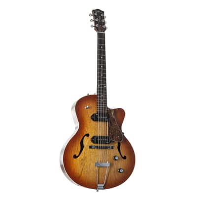 Godin 5th Avenue CW Kingpin II Cognac Burst - Semi Acoustic Guitar image 8