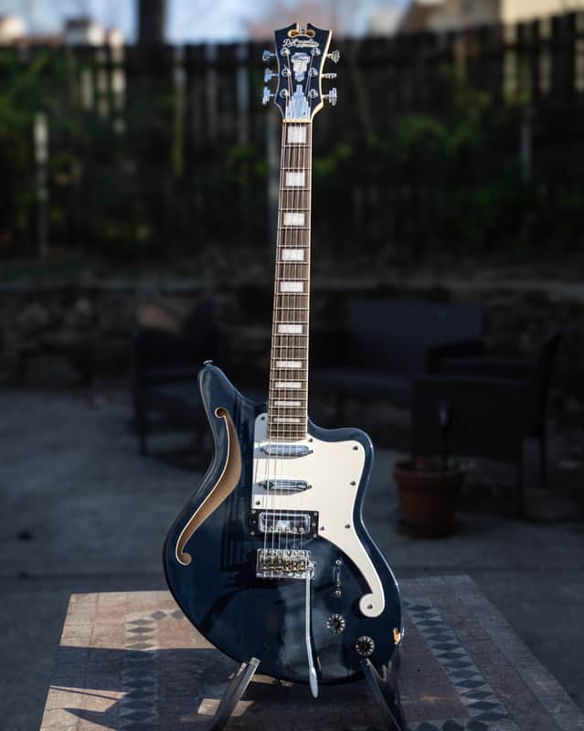 D'Angelico Premier Bedford SH (Modded) - Navy Blue image 1