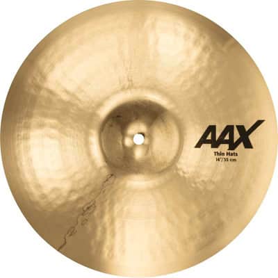 Sabian 21401XCB 14" THIN HATS BRILLANT AAX image 2