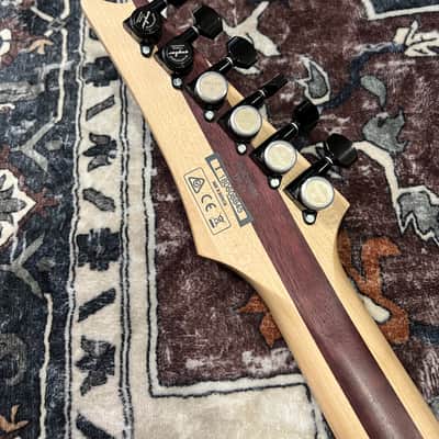 Ibanez RGDIR6M-LBM Iron Label 2018 - 2019 - Laser Blue Matte image 4
