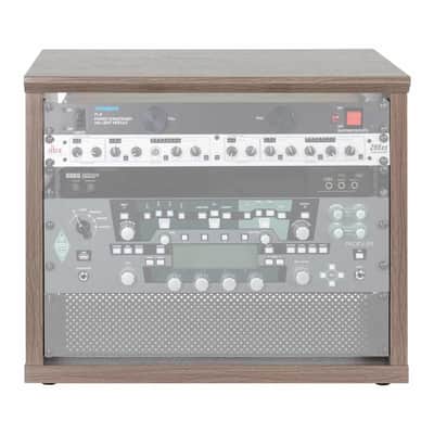 Gator Cases GFW-ELITERK-8U-GRY Elite 8U Desktop Studio Rack in Grey image 2