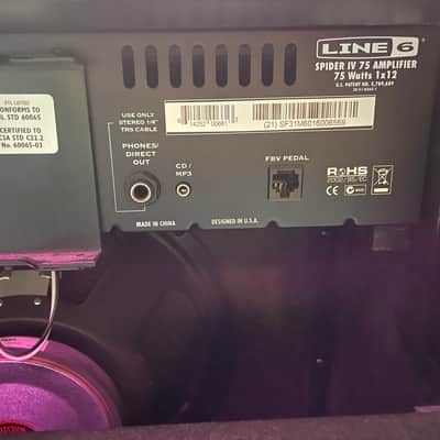 Line 6 FBV Express Mkii Foot Controller and Spider IV 75 Amplifier image 9