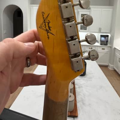 Fender Custom Shop 2012 ’62 Telecaster Custom Relic (1962 Reissue) – Gold Sparkle image 5