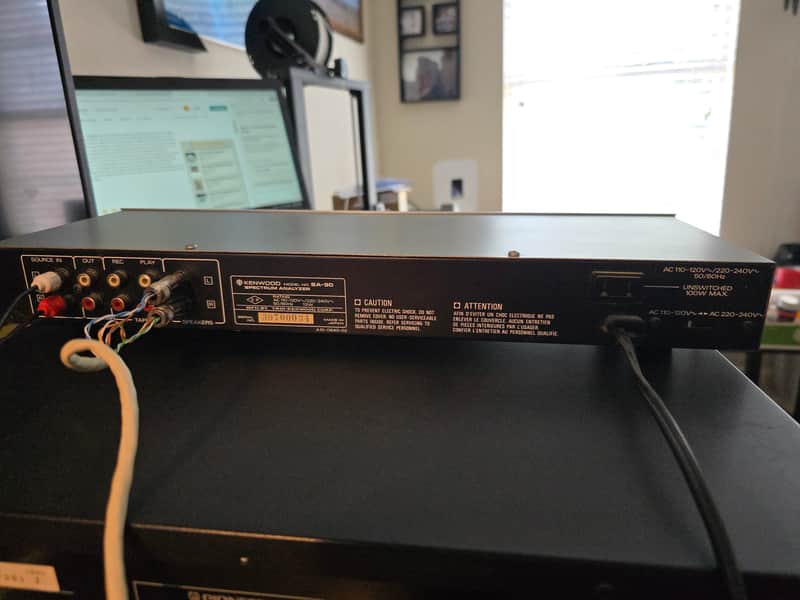 Kenwood SA‑90 Spectrum Analyzer early 1980s - silver image 1