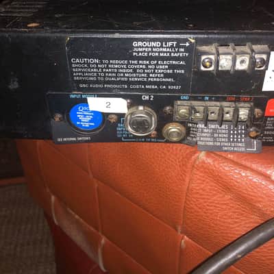 QSC Series 3 3500 2 Channel Power Amplifier image 5