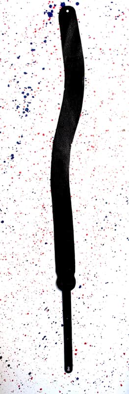 FretSling Black Leather Straps image 1