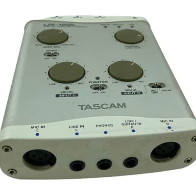 TASCAM US-122L USB Audio Interface 2010s - Silver image 1