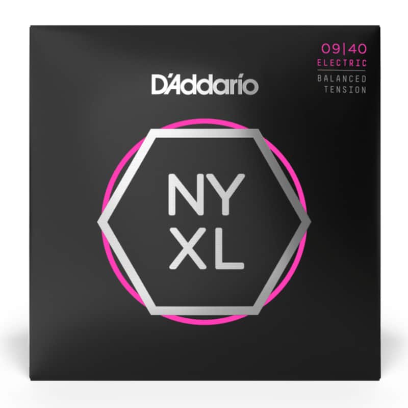 D'Addario NYXL0940BT Nickel Wound Electric Guitar Strings Balanced Tension Super Light 09-40 image 1