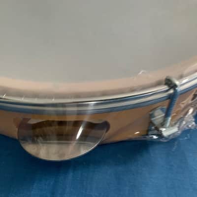 10" Torelli Brazilian Handmade Pandeiro Tambourine Nylon Skin and Wood Color Inject Plastic Body image 2