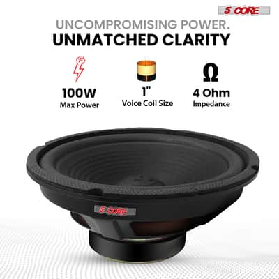 5 Core 8 Inch Car Woofer Audio Pair 1000W 4Ohm Deep Bass Subwoofer Component Loud Speaker System image 3
