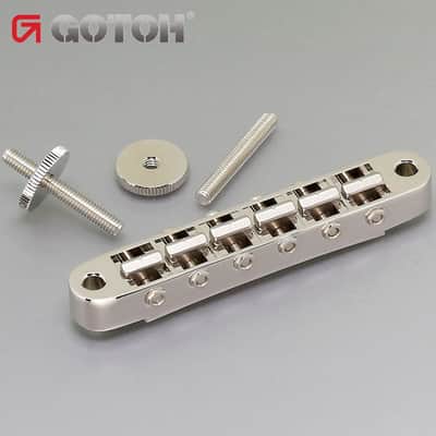 NEW Gotoh Ti103B Nashville Tune-o-matic Bridge M4 Post Titanium Saddles - NICKEL