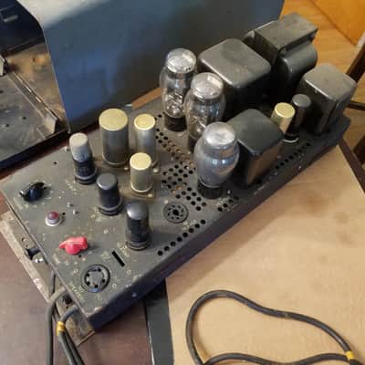 RCA Rare Military Projector Tube Amp MI-1356 Monoblock 6L6 PP for PH-398 PG-200 EQ 1949 - Black Wrinkle Paint image 1