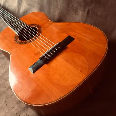 Flamenca classic vintage guitar, Suspiro modèle 100, luthier J.B. Perez, Valencia, 1970, Spain image 11