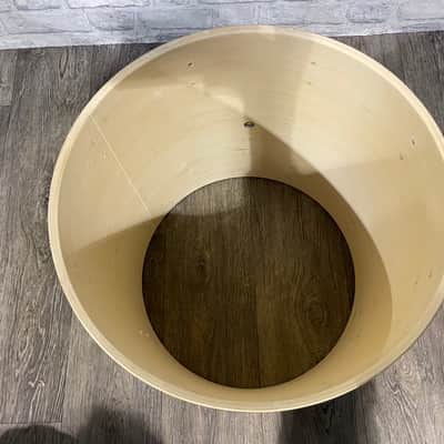 Pearl Export EX Tom Drum Shell 16”x16” Bare Wood Project / Upcycle #FY55 image 3