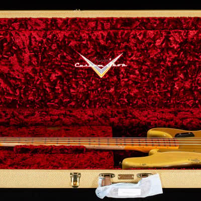 Fender Custom Shop LTD 1959 Precision Bass Special Relic Natural Blonde (371) image 7