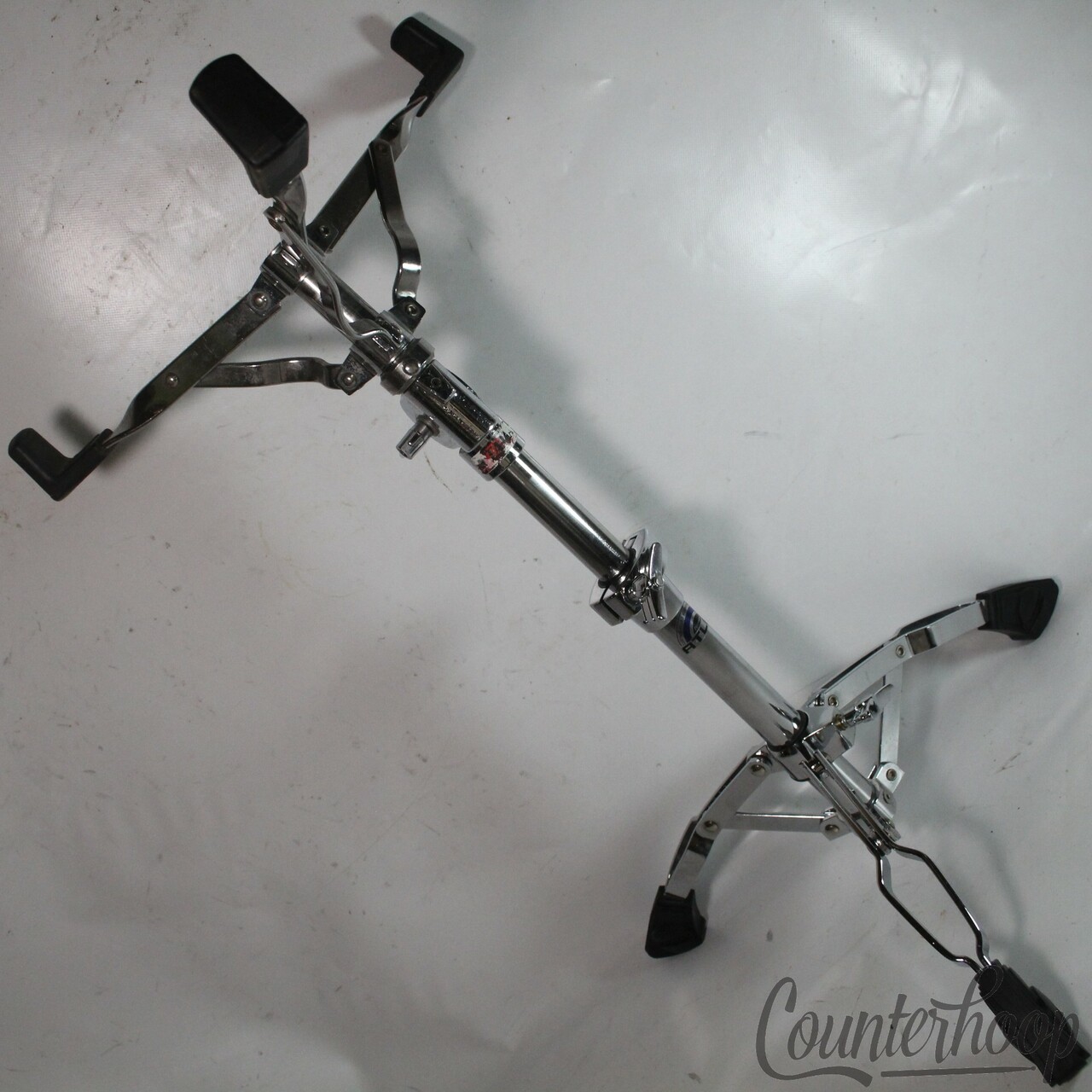 Ludwig Atlas Snare Drum Stand Double-Braced Tripod Heavy Duty+80s Tama Basket — main photograph
