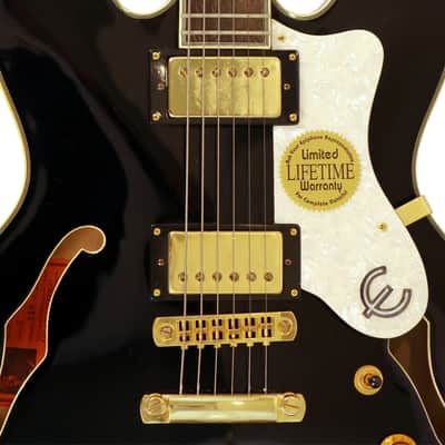 Epiphone John Lee Hooker Signature Boogie Man Sheraton 1999 - Ebony image 4