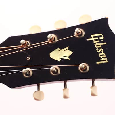 Gibson Country Western 1955 Acoustic Guitar - Iconic round-shoulder vintage sound with collector quality and Gilmour vibe - check video! image 7
