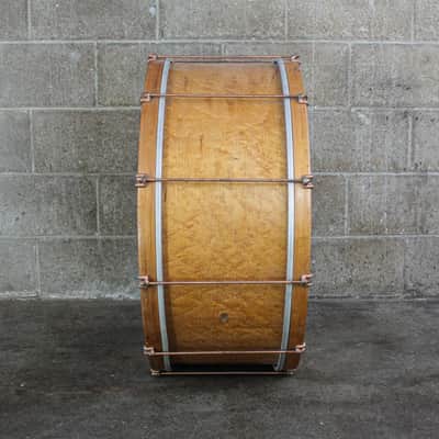 R.S. Williams and Sons Early 1900s 30" x 12" Bass Drum image 2
