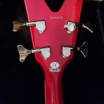 Dean DOA V Bass 2004 Cherryburst image 7