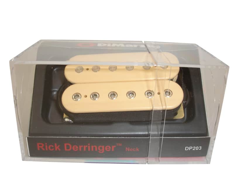 DiMarzio DP203 Rick Derringer Neck Guitar Pickup CREAM REGULAR SPACING image 1