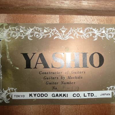 Yashio F170 OOO size by Kyodo Gakki Japan 1979 Natural BARGAIN image 2