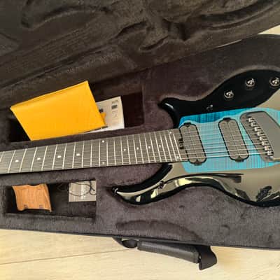 Ernie Ball Music Man John Petrucci Signature Majesty 8 2022 - 2024 - Okelani Blue image 3