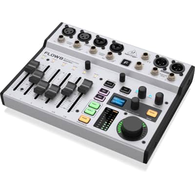 Behringer Flow 8 | 8 Input Digital Mixer with Bluetooth | App Controlled Mixer with USB Interface image 4