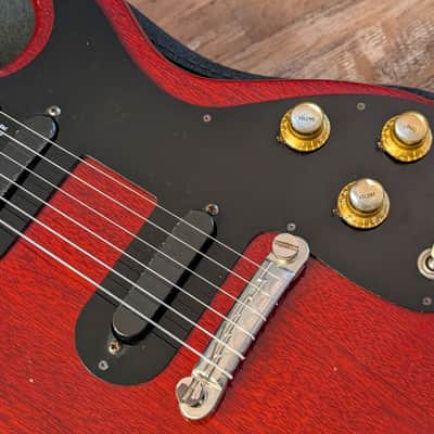 1965 Gibson Melody Maker D Double Pickup Electric Guitar Cherry With Case image 6