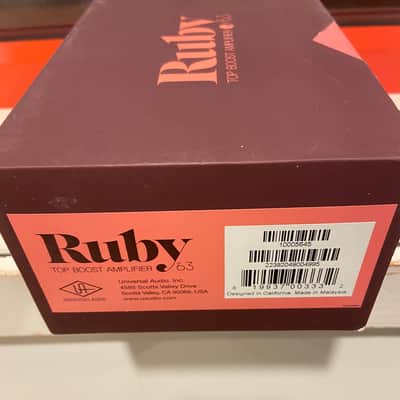 Universal Audio UAFX Ruby ’63 Top Boost Amplifier image 4