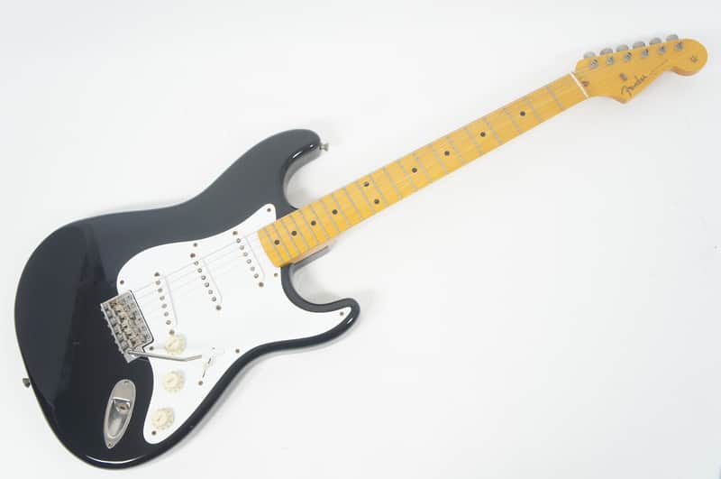 Fender Japan ST57-58US Stratocaster Black Q Serial 2002 USA Vintage PU CIJ image 1