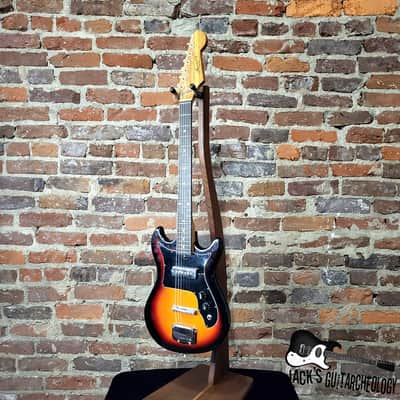 Harmony H-801 Electric Guitar (1970s, Sunburst) image 11