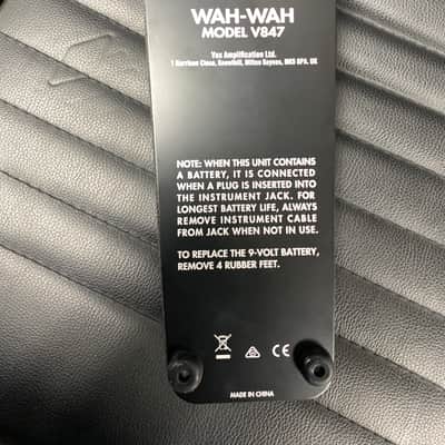 VOX V847-A Original Wah Wah Pedal Chrome image 7