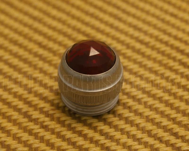 099-0952-000 (1) Genuine Fender Guitar Red Amplifier AMP Jewel Light image 1