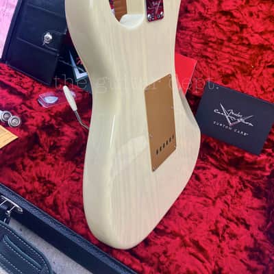 ♚ PRISTINE !♚ 2023 FENDER Custom Shop CUSTOM Stratocaster ♚ HONEY BLONDE ♚ AAA ROASTED ♚ 10/56 Neck♚ image 17