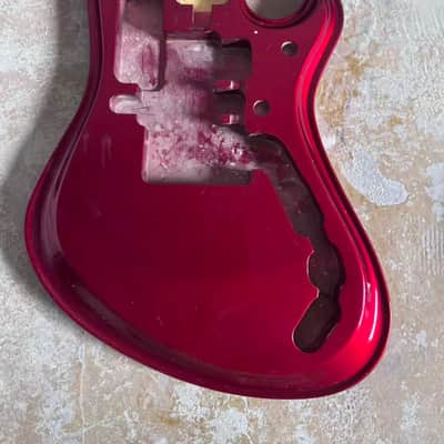 Glossy Red DIY Project Spectrum Style Guitar Body image 1