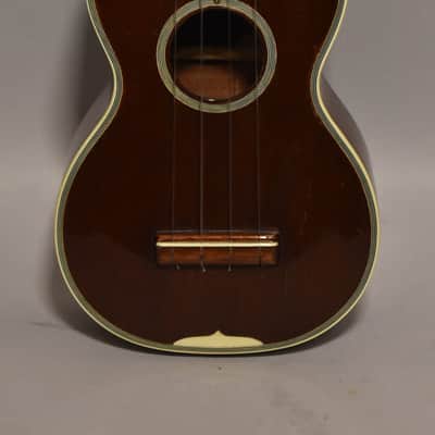 c.Late 1920s Martin Style 3 Soprano Ukulele Mahogany image 2