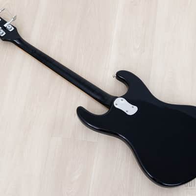 1990 Mosrite Ventures Model Bass Standard Series VMB-900 Black w/ Case, Japan Kurokumo image 13