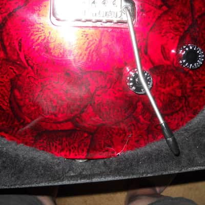 PRS Standard 24 Studio 1988 Red Multifoil *super rare* with up bend trem Route image 7