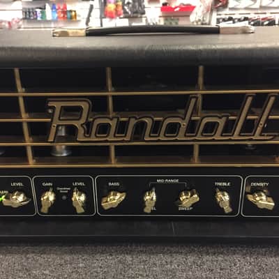 Randall T2H T2 100 watt Tube Preamp Guitar Amplifier Head Custom Gold Grill Finish and Knobs image 4
