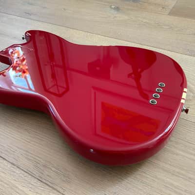 CIJ Fender Mustang Bass Body Racing Competition Trans Red (2008) - LOADED image 7