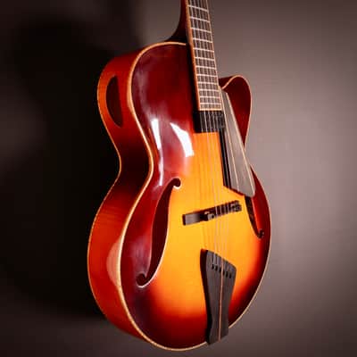 2022 Viteri Custom 16-inch F-hole Acoustic Archtop with Floating Kent Armstrong image 5