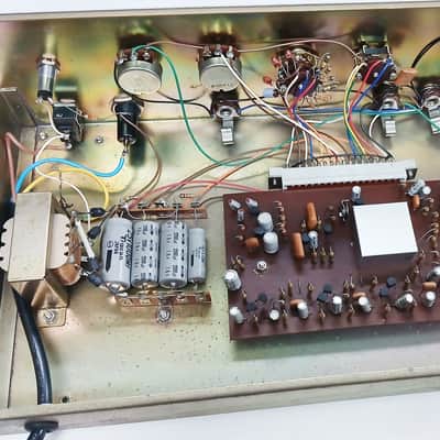 Shin-Ei Companion Amplifier Psychedelic Machine 1960s - Black and Silver image 6