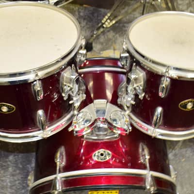 Tama Stagestar 5-Piece Drum Set, Wine Red with Hardware & Cymbals image 2