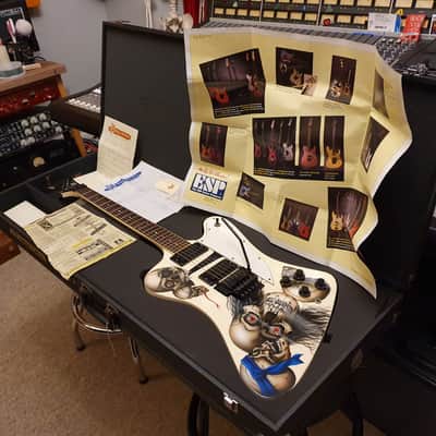 ESP Custom Shop Celebrity Artist Owned by Iron Maiden with Tour Flight Case + COA! Phoenix Firebird image 1
