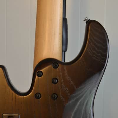 Ibanez ATK 805 5 string bass Premium 2014-2015 Dark Walnut | Reverb