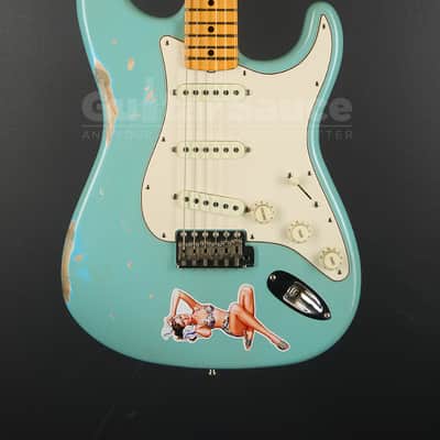 Fender Custom Shop Postmodern Stratocaster Maple Aged 2018 - Daphne Blue (COD 2054UG) image 2